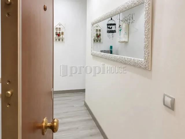 Recibidor de entrada con espejo