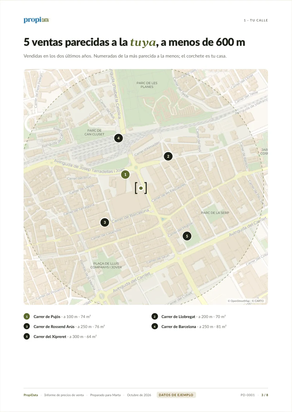 El teu carrer, al mapa