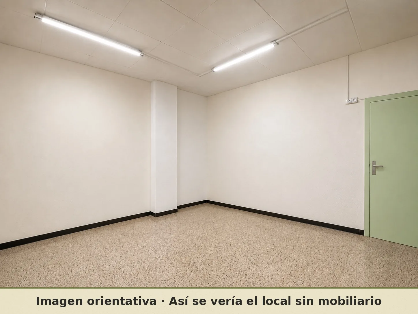 Imagen orientativa: otra vista de la zona posterior, sin mobiliario